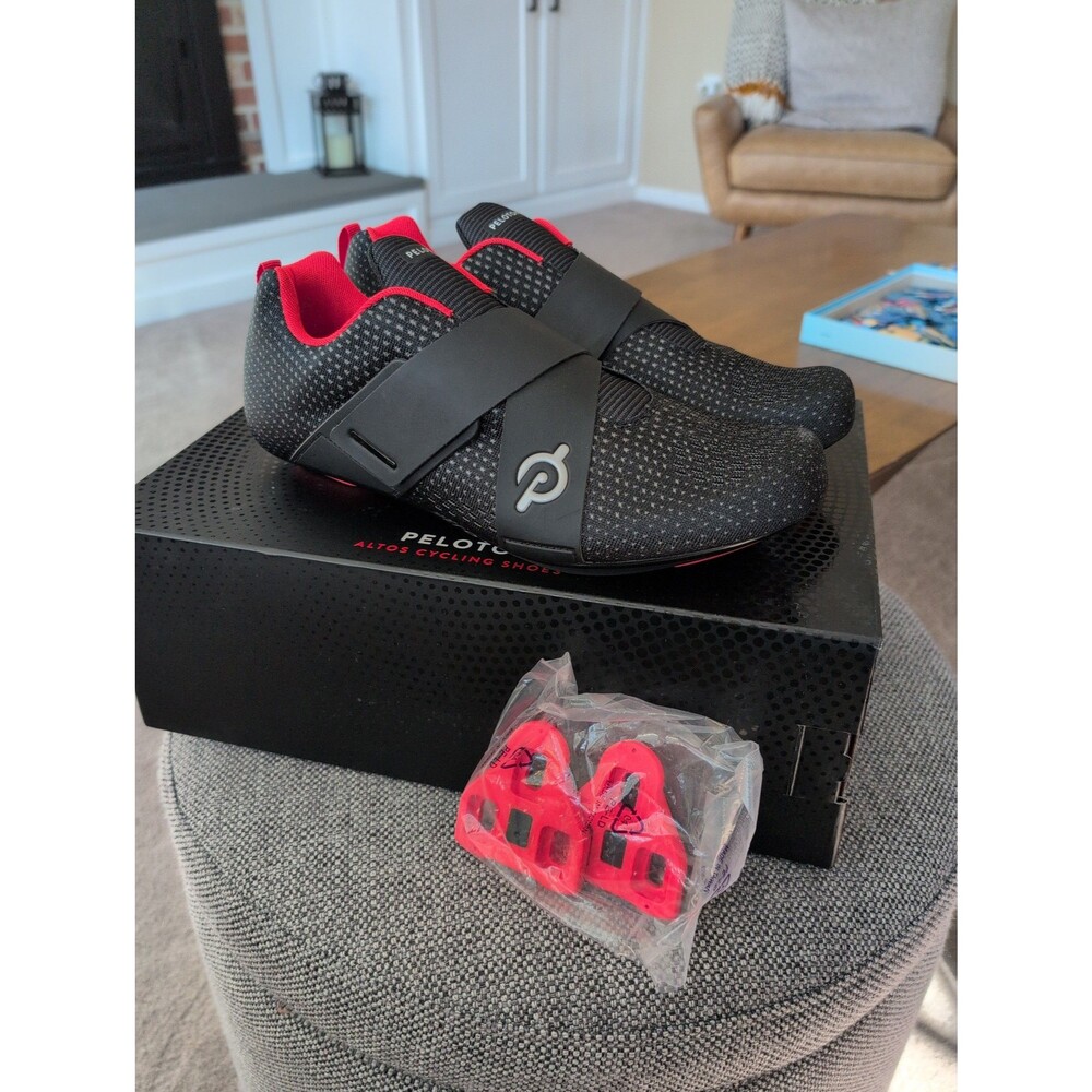 Brand New Peloton Altos Cycling shoes with look delta cleats and box US men's 11